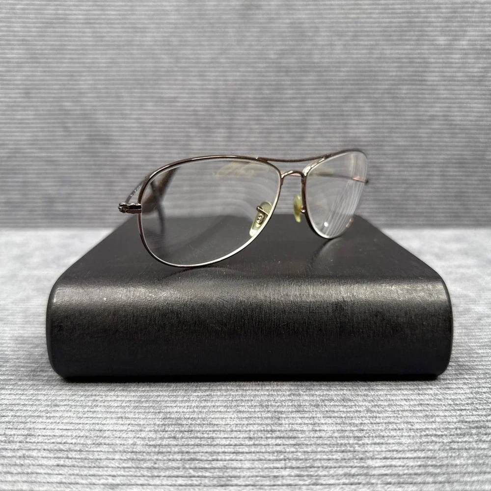 Ray-Ban Cockpit RB 3362 Brown Metal Aviator Sunglasses 59-14 3N‎ Made in China